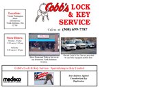 Desktop Screenshot of cobbslock.com